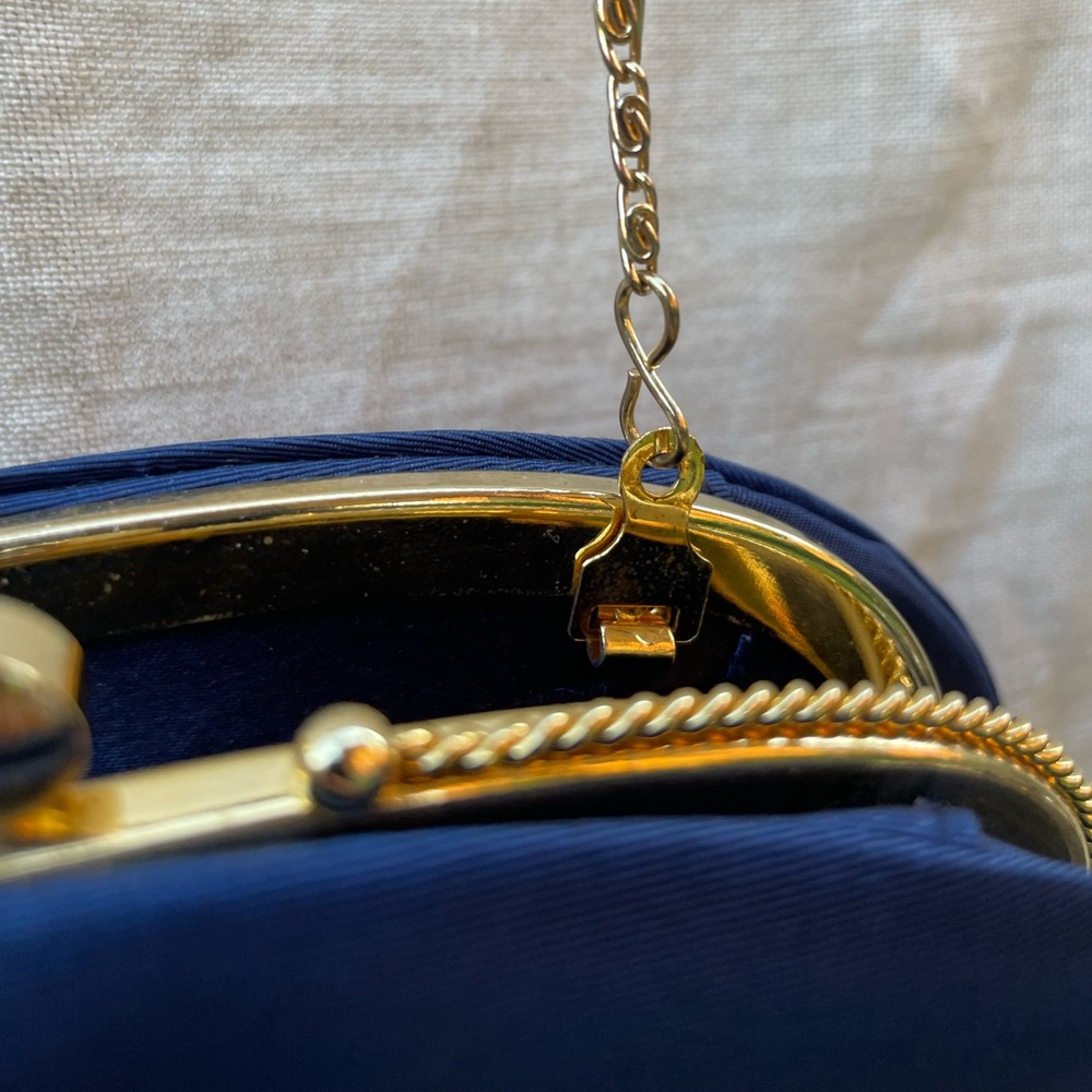 Silk Blue Evening Clutch/ Bag (NWOT)